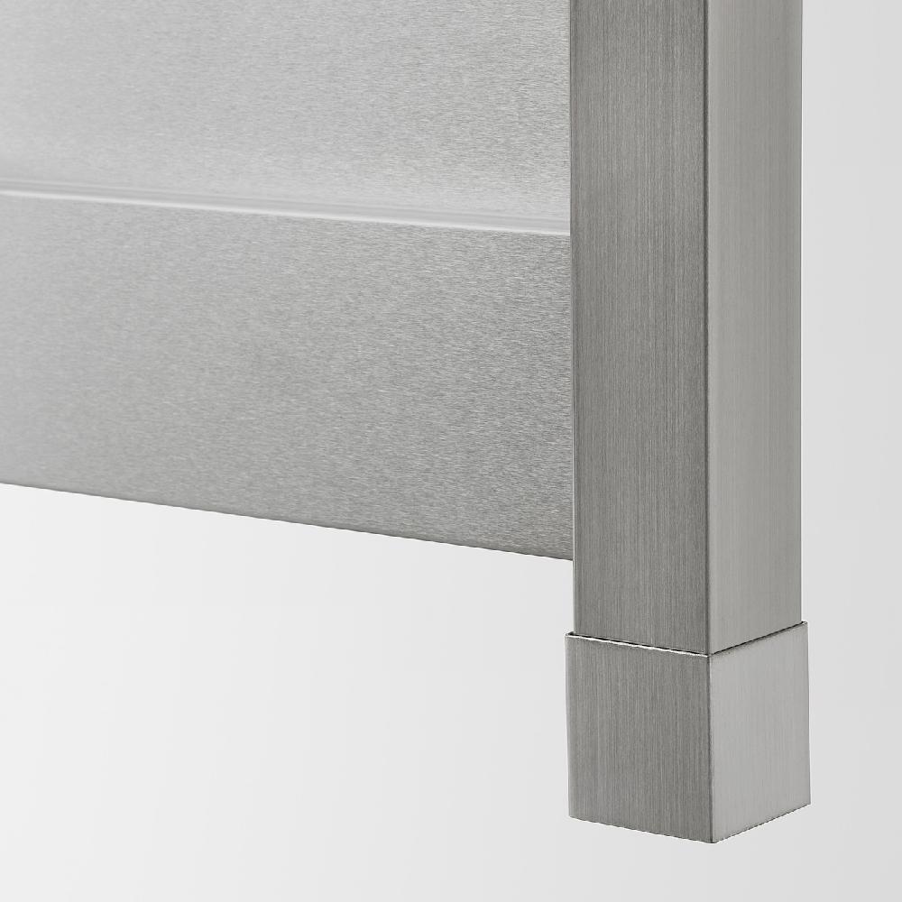 IKEA VÅRSTA Rivestimento Laterale Con Gambe Inox 62x88 Cm