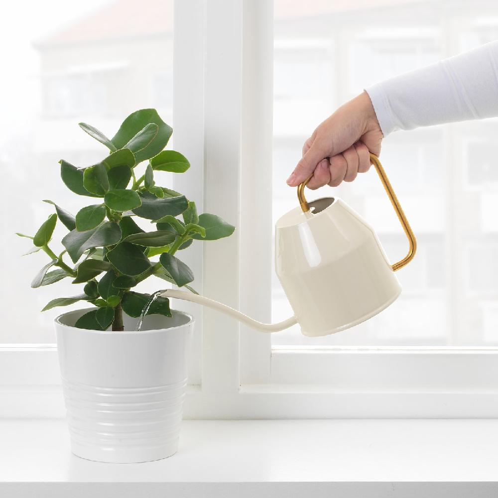 IKEA VATTENKRASSE Annaffiatoio Avorio/color Oro 0.9 L