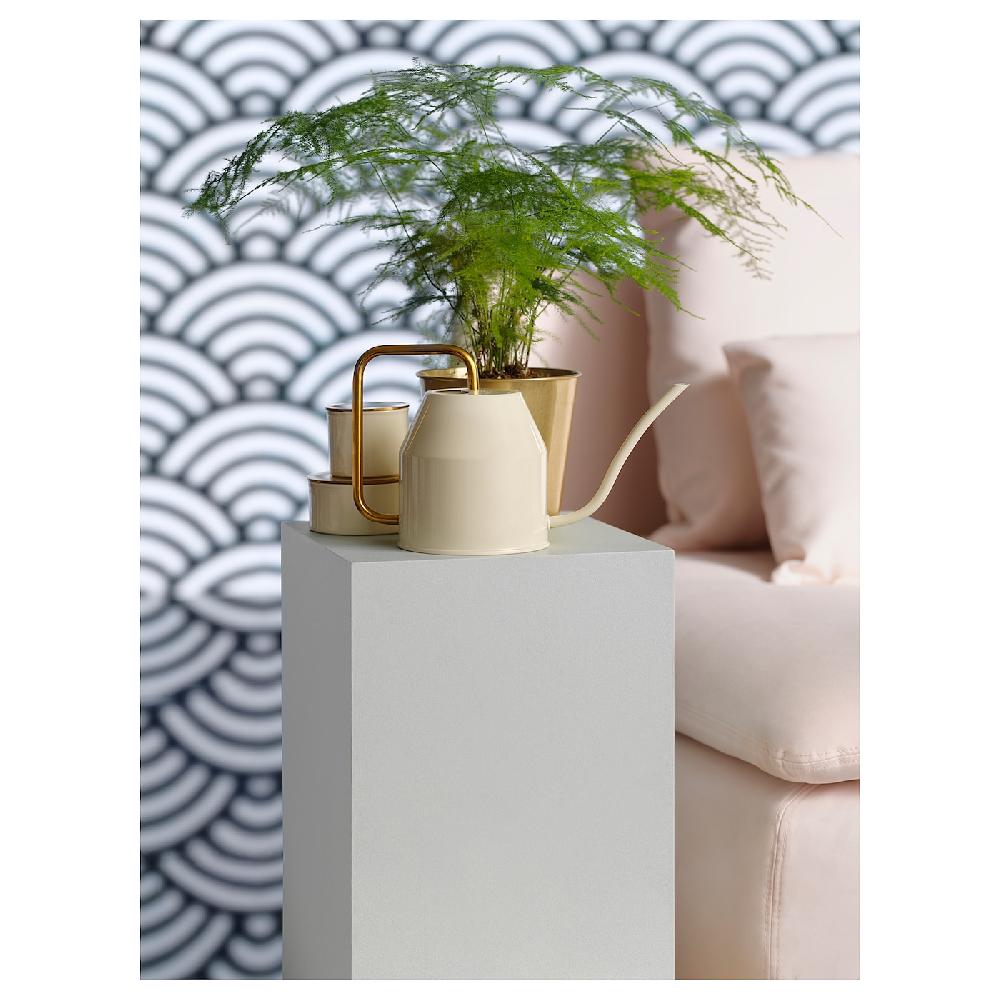 IKEA VATTENKRASSE Annaffiatoio Avorio/color Oro 0.9 L