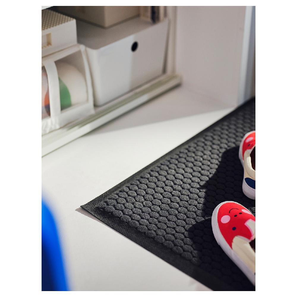 IKEA VATTENVERK Zerbino Da Interno Grigio Scuro 60x90 Cm