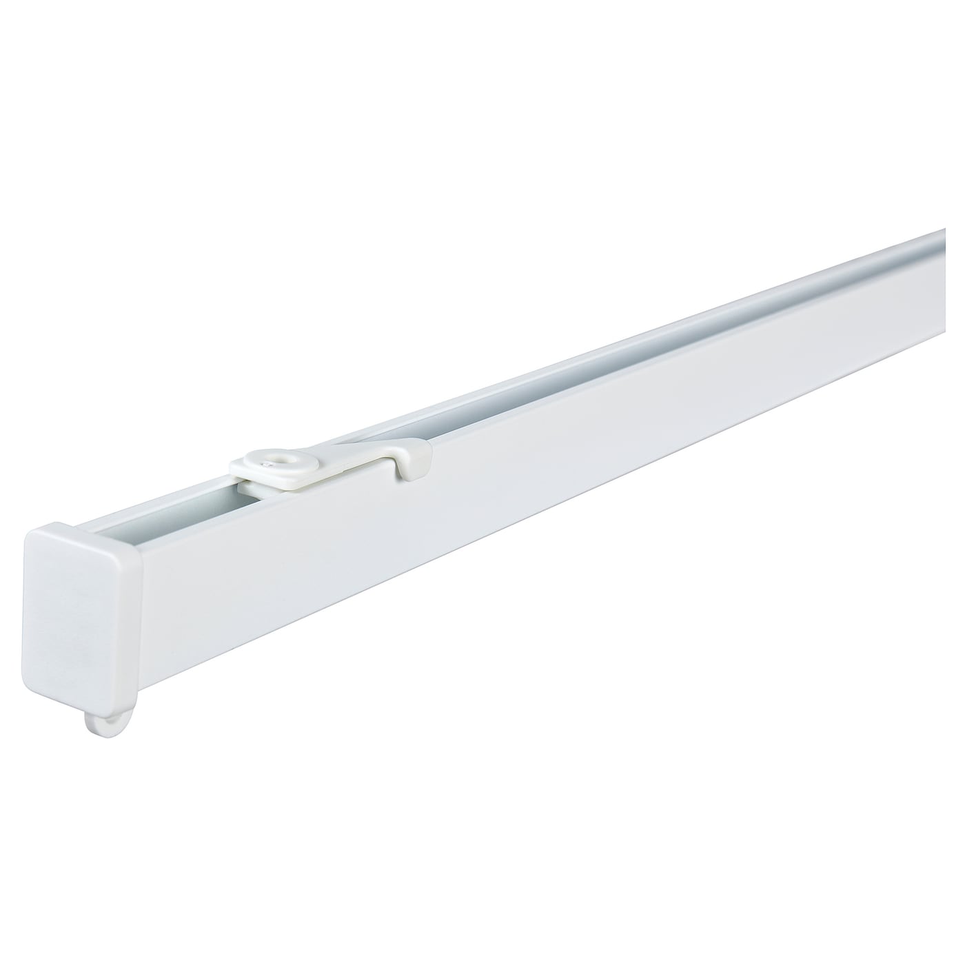 IKEA VIDGA Binario singolo per tenda accessori fissagg soffitto inclusi/bianco 140 cm