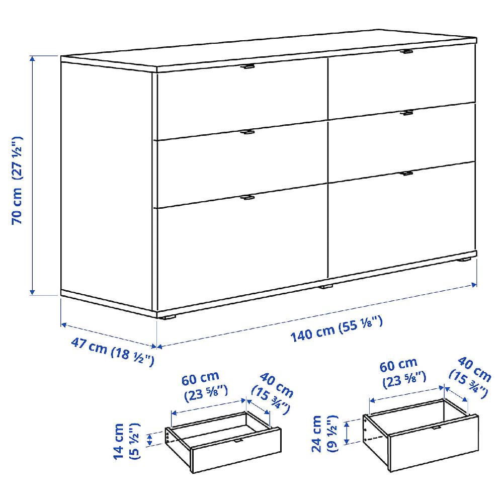 IKEA VIHALS Combinazione Di Guardaroba Bianco/vetro A Specchio 245x57x200 Cm