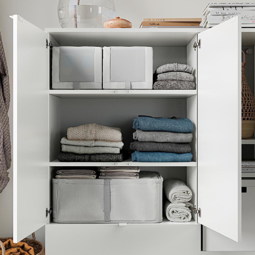 IKEA VIHALS Combinazione Di Mobili Bianco 245x47x140 Cm