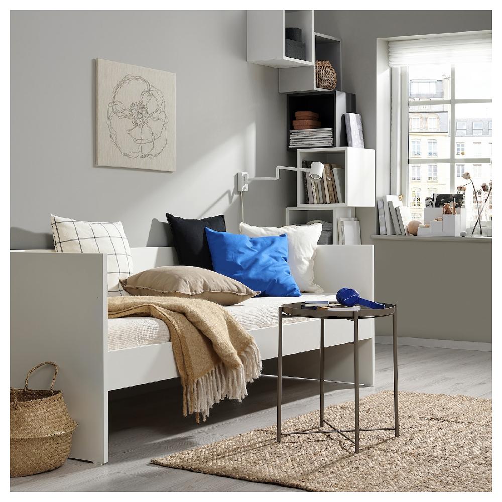IKEA VIHALS Letto Divano Con 1 Materasso Bianco/Ågotnes Rigido 80x200 Cm