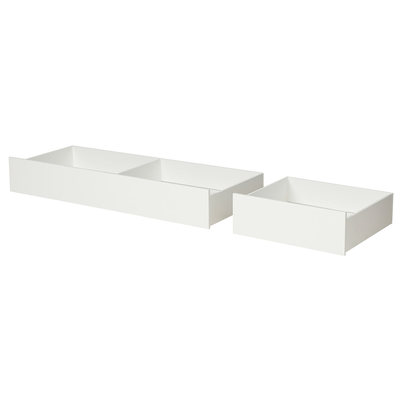 IKEA VIHALS Set di 2 contenitori sottoletto bianco 200 cm
