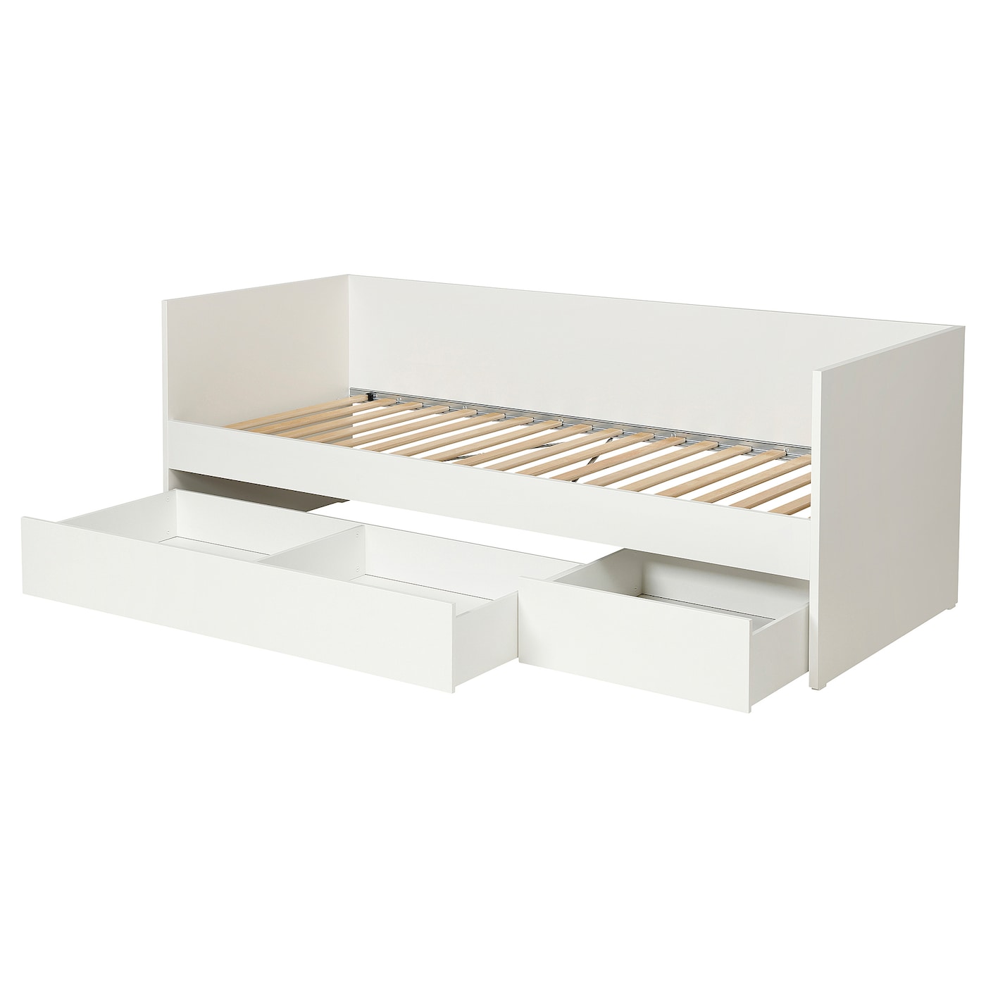 IKEA VIHALS Struttura Letto Divano/contenitore Bianco 80x200 Cm