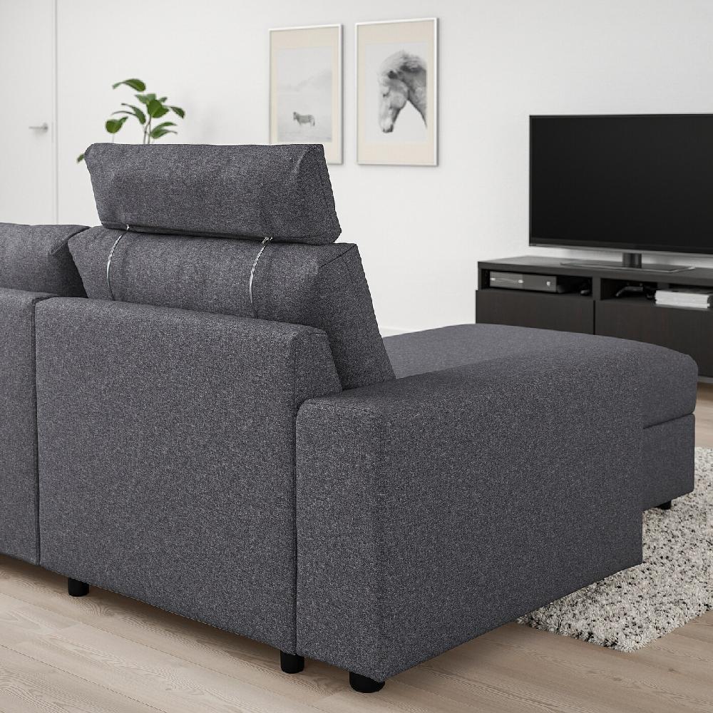 IKEA VIMLE Cuscino Poggiatesta Gunnared Grigio Fumo