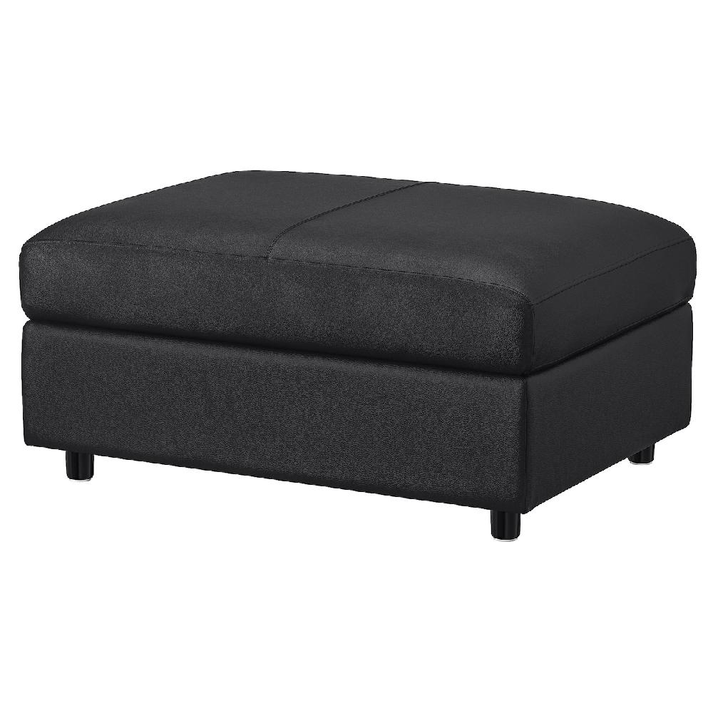 IKEA VIMLE Poggiapiedi con contenitore Grann/Bomstad nero