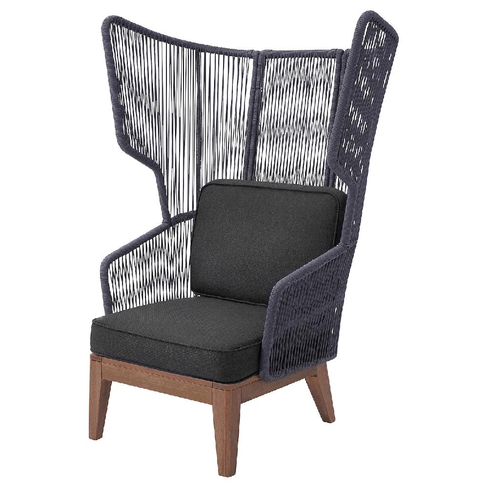 IKEA VINGSÖN Poltrona Da Interno/esterno Grigio/Järpön/Duvholmen Antracite