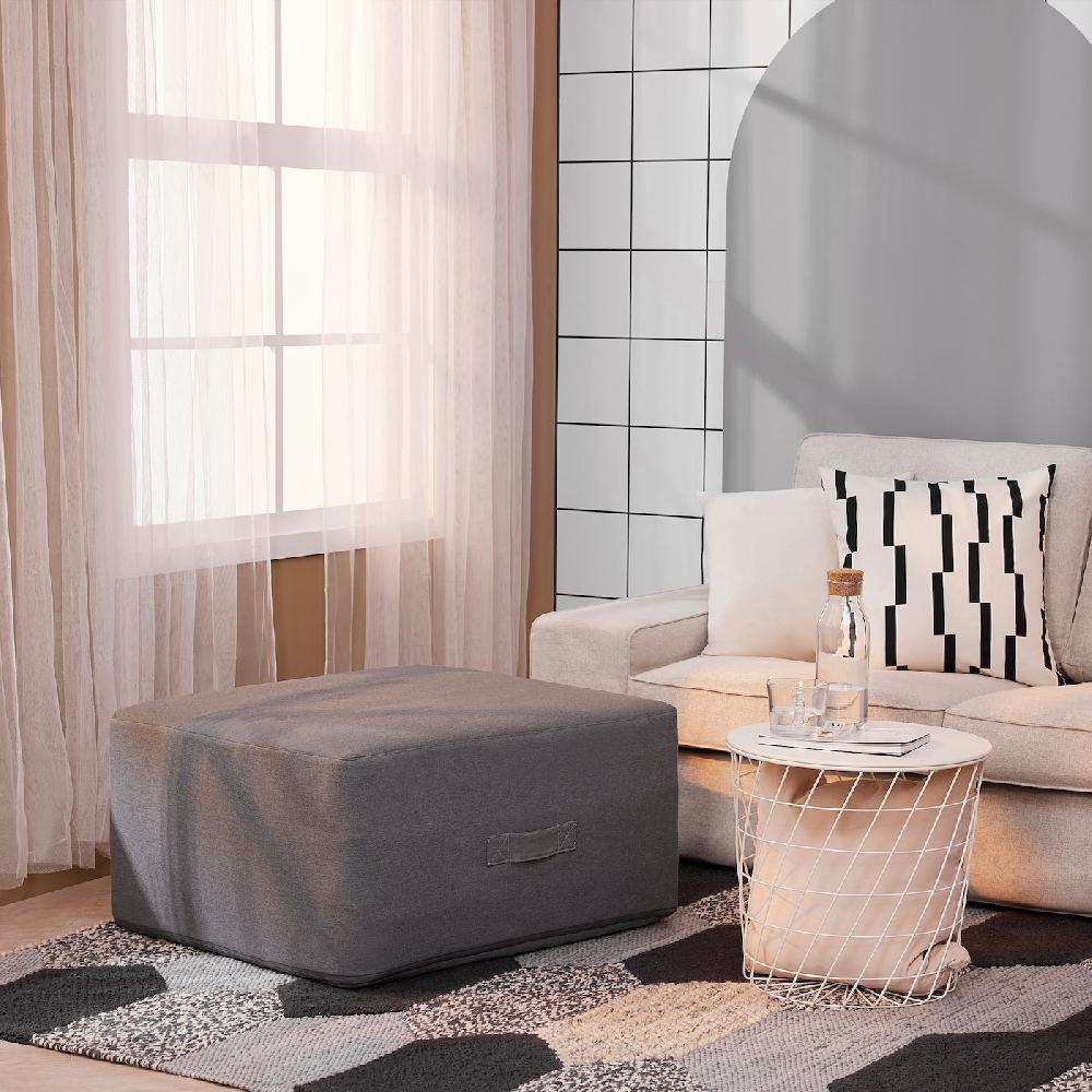 IKEA VITHÄLL Materasso/pouf Extra Rigido/Vissle Grigio 80x200 Cm