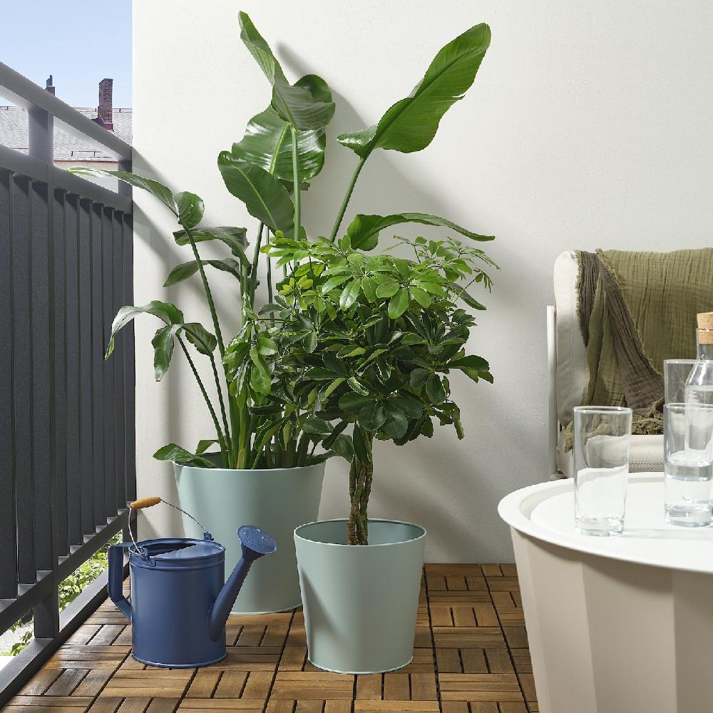 IKEA VITLÖK Portavasi Da Interno/esterno/turchese 24 Cm