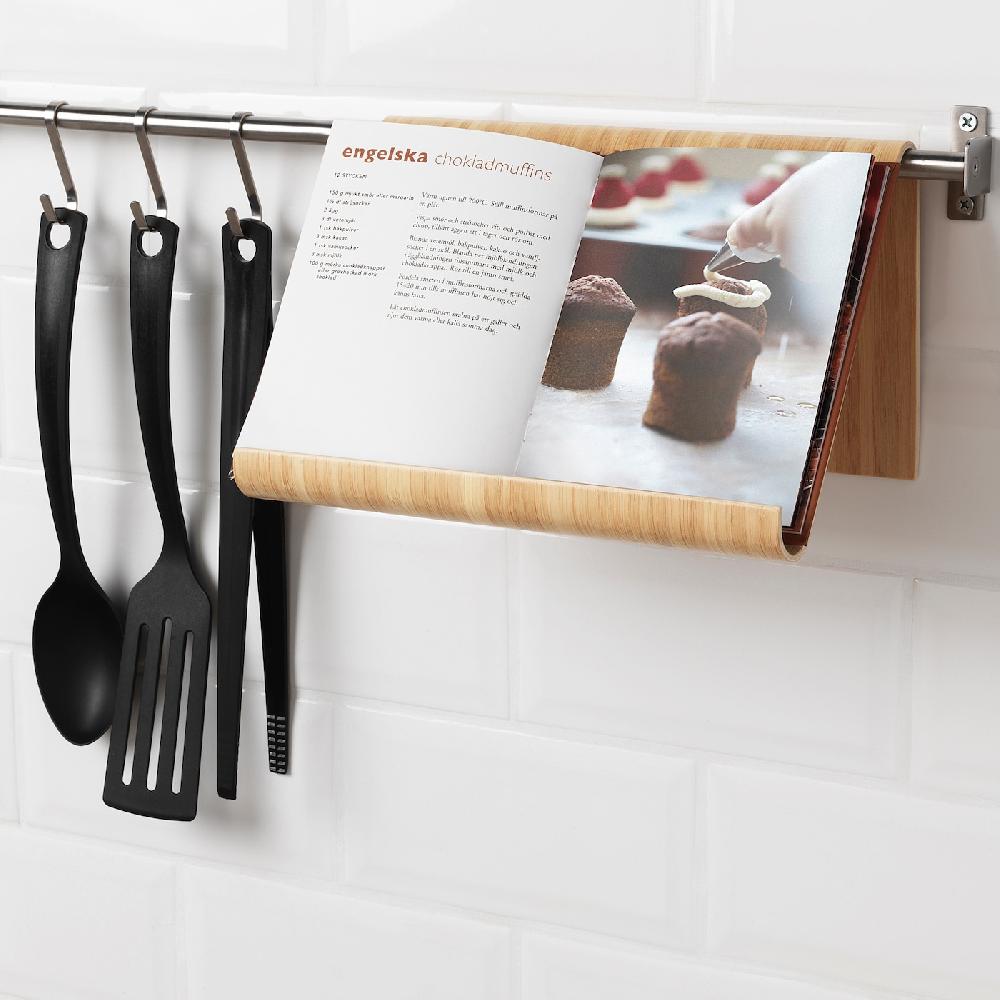 IKEA VIVALLA Supporto Per Tablet Impiallacciatura Di Bambù 26x17 Cm