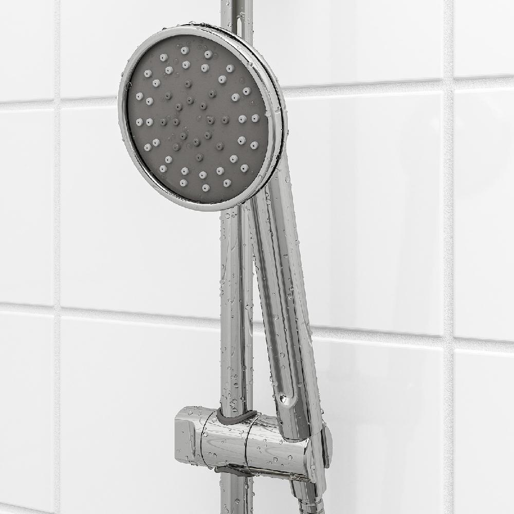 IKEA VOXNAN Set Doccetta/asta Per Saliscendi Cromato