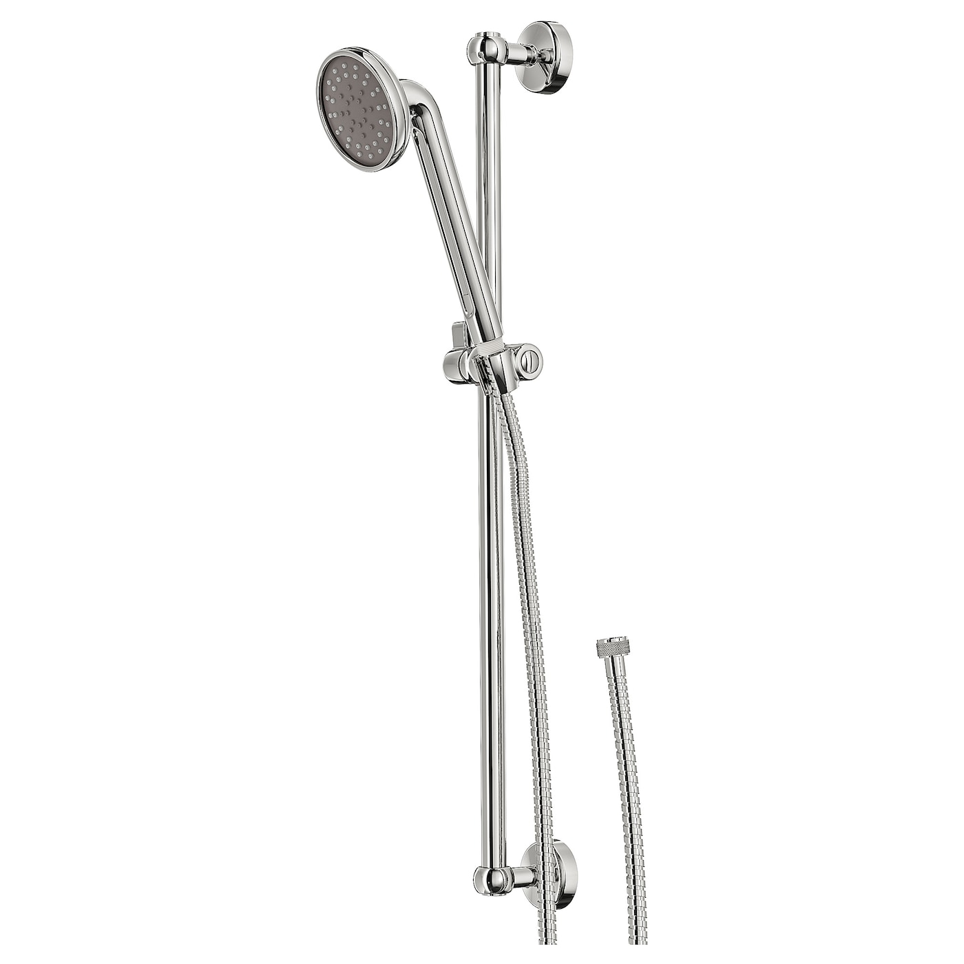 IKEA VOXNAN Set doccetta/asta per saliscendi cromato
