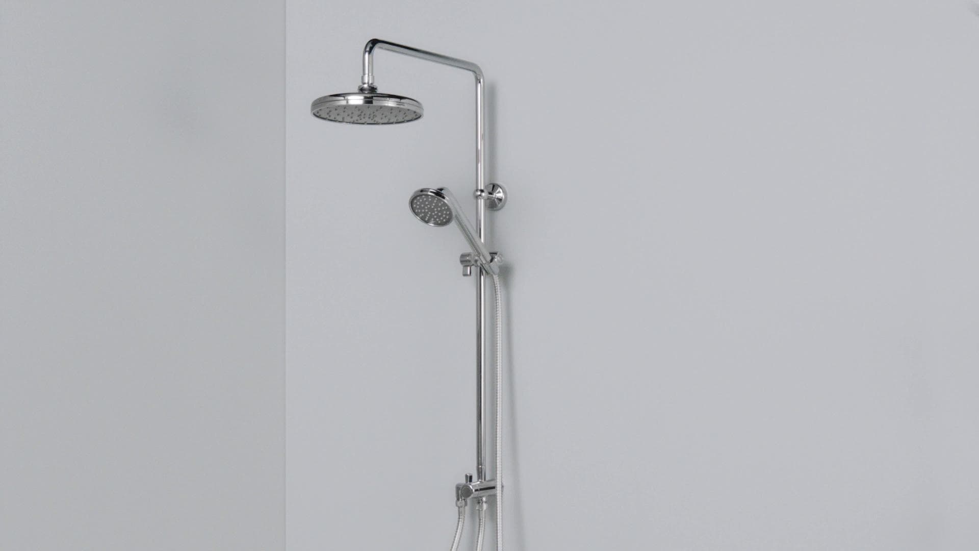IKEA VOXNAN Set Doccia Soffione/doccetta/deviat Cromato