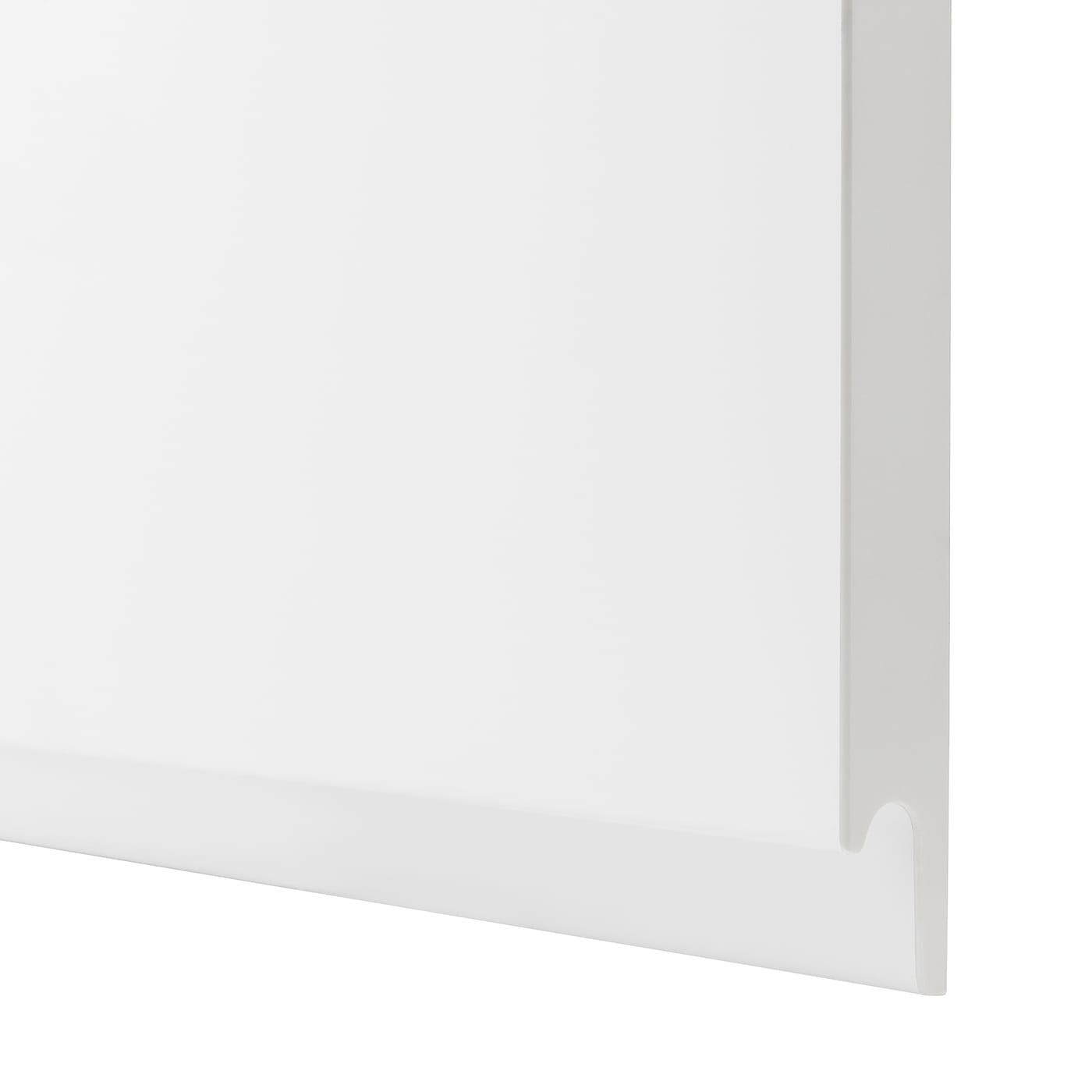 IKEA VOXTORP Set 2 Ante Per Mobile Base Angolare Sinistro Bianco Opaco 25x80 Cm