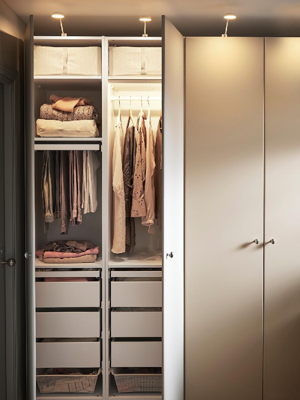 IKEA YTBERG Illuminazione Per Mobile Bianco/intensità Luminosa Regolabile