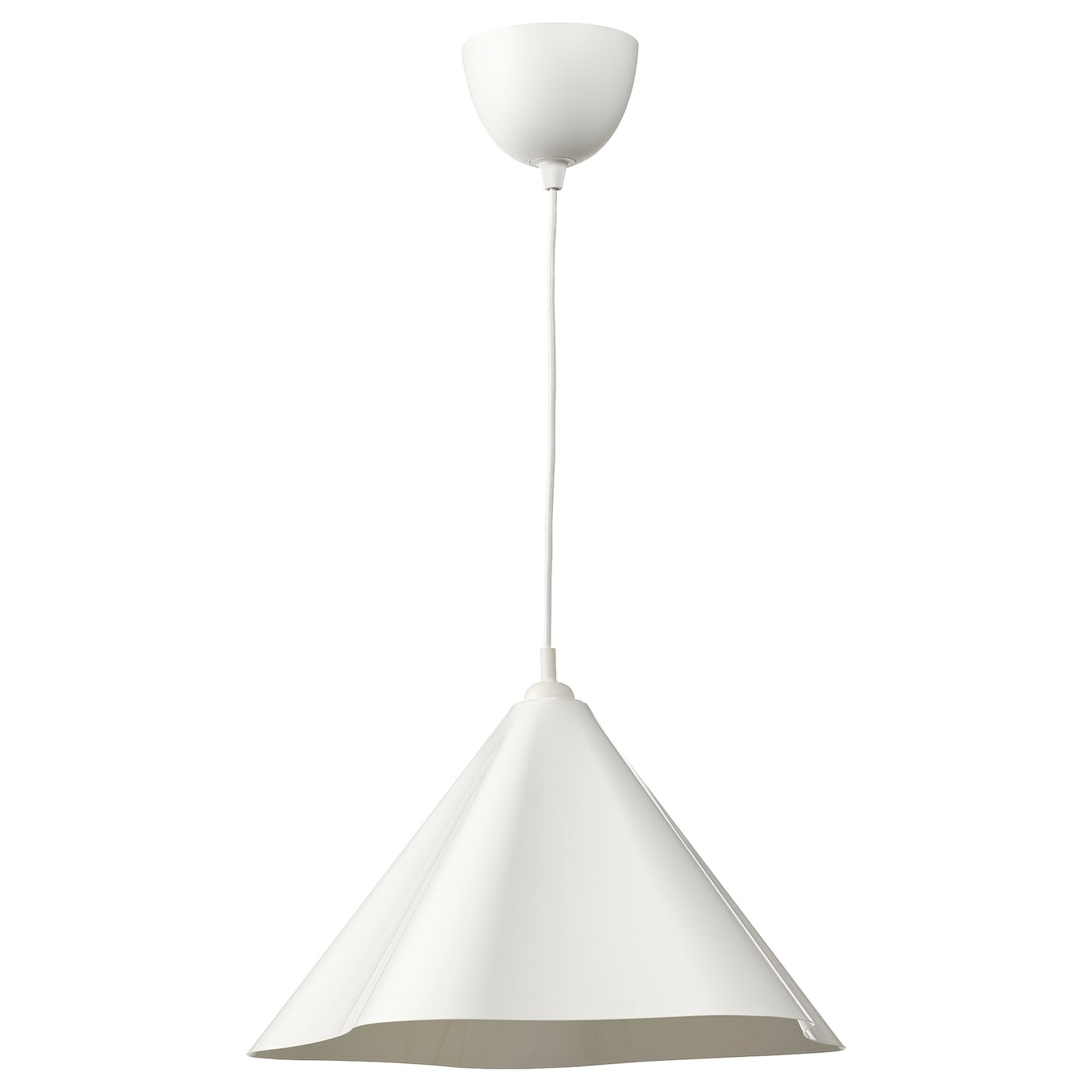 IKEA ZEBRASÄV Lampada a sospensione bianco/plastica 46 cm