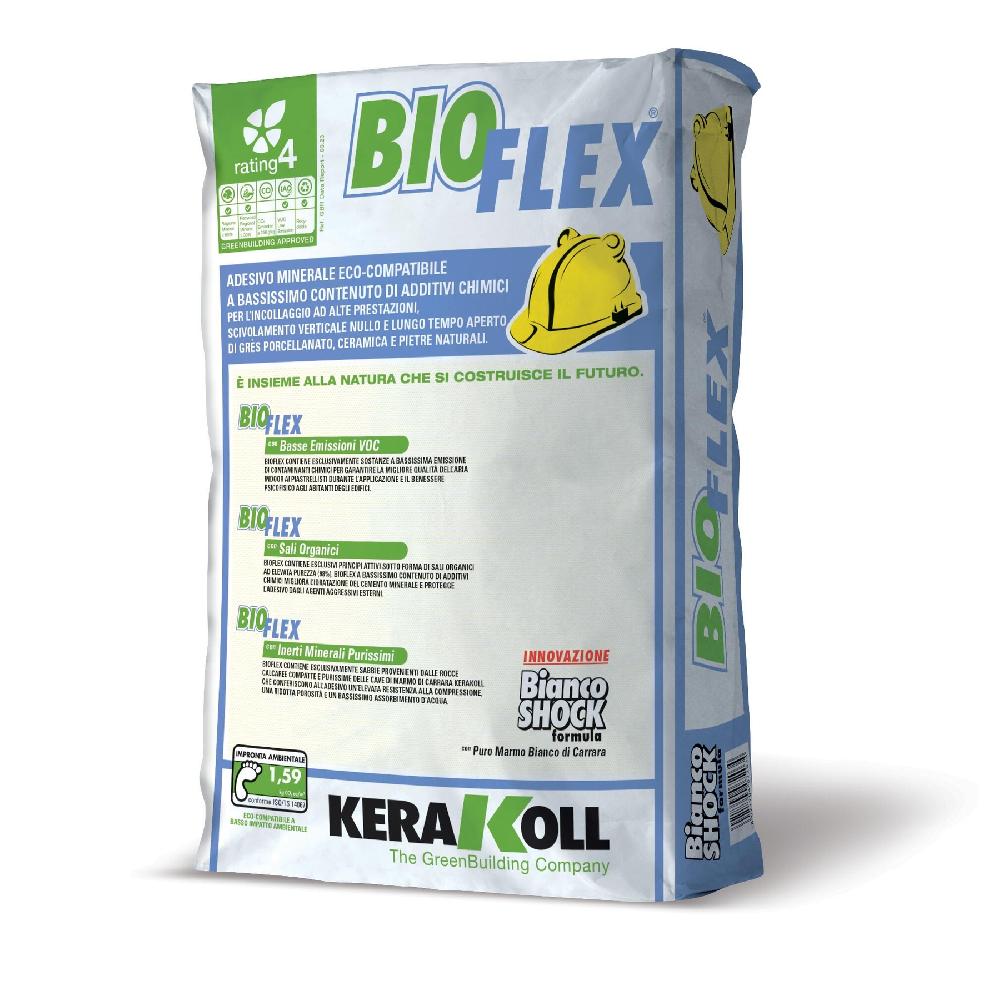 Leroy Merlin Colla in polvere Bioflex KERAKOLL 25 kg bianco C2TE Leroy Merlin Colla in polvere Bioflex KERAKOLL 25 kg bianco C2TE