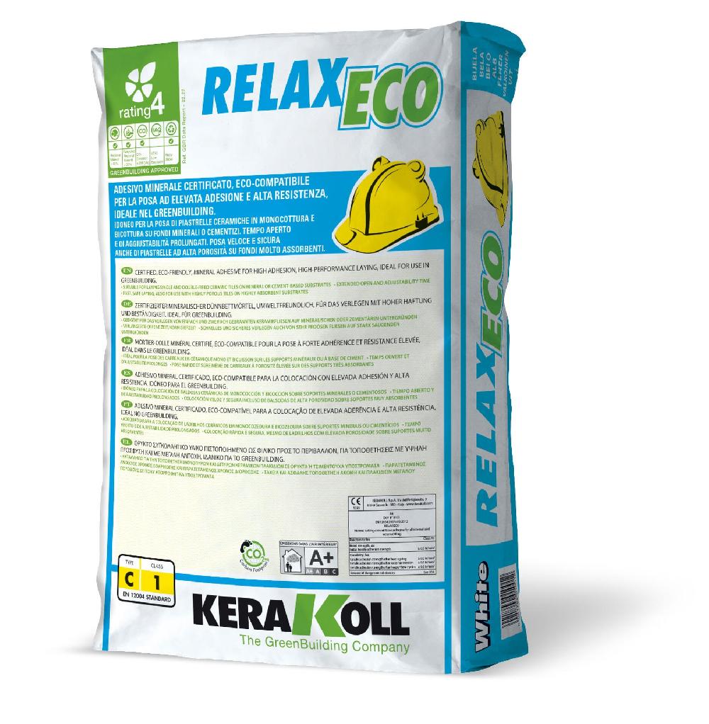 Leroy Merlin Colla in polvere Relax Eco KERAKOLL 25 kg bianco C1 Leroy Merlin Colla in polvere Relax Eco KERAKOLL 25 kg bianco C1