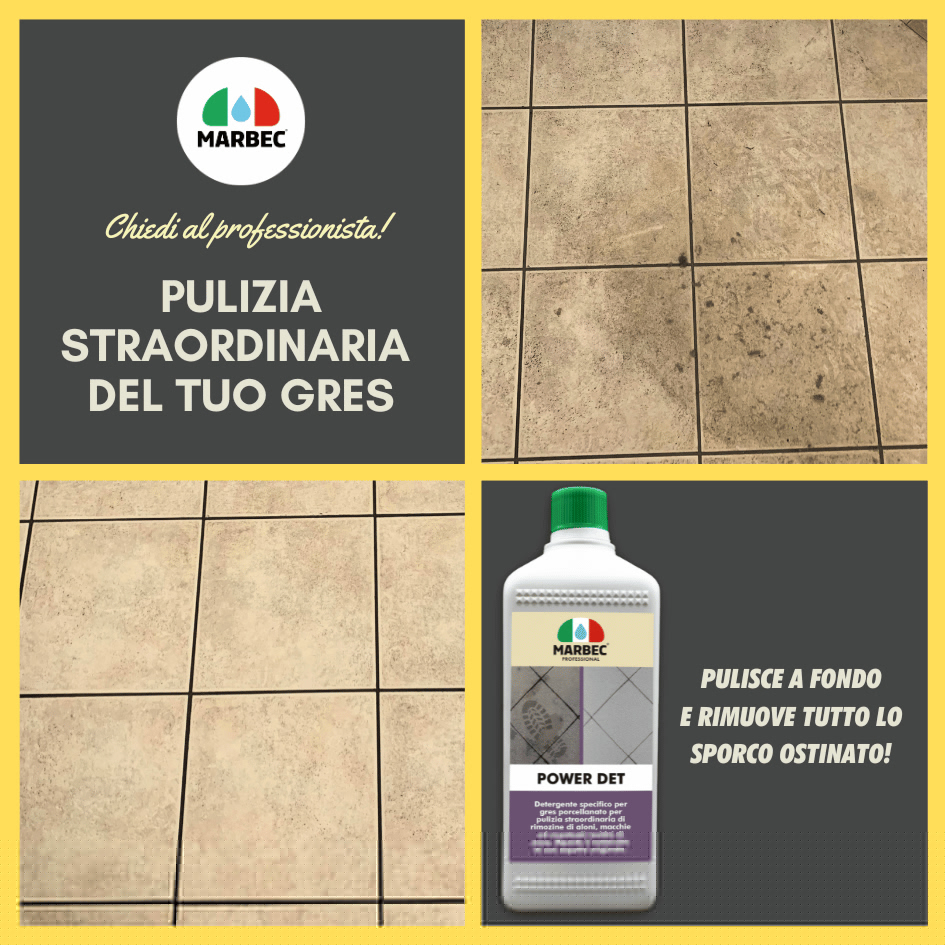 Leroy Merlin Detergente Pavimenti Gres Porcellanato Pulizia Straordinaria Da Aloni POWER DET - 1LT