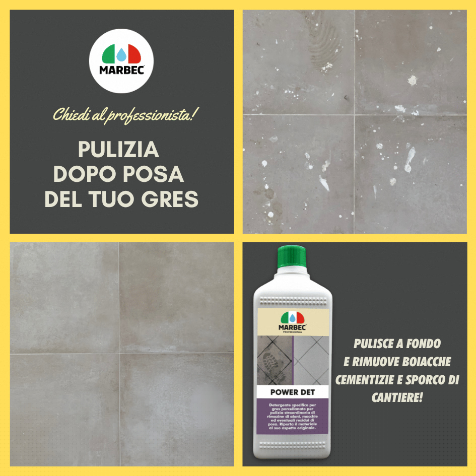 Leroy Merlin Detergente Pavimenti Gres Porcellanato Pulizia Straordinaria Da Aloni POWER DET - 1LT