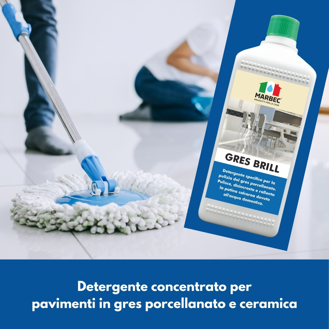 Leroy Merlin Detersivo Pavimenti Per Pulizia Gres Porcellanato Lucido E Ceramica GRES BRILL - 1LT