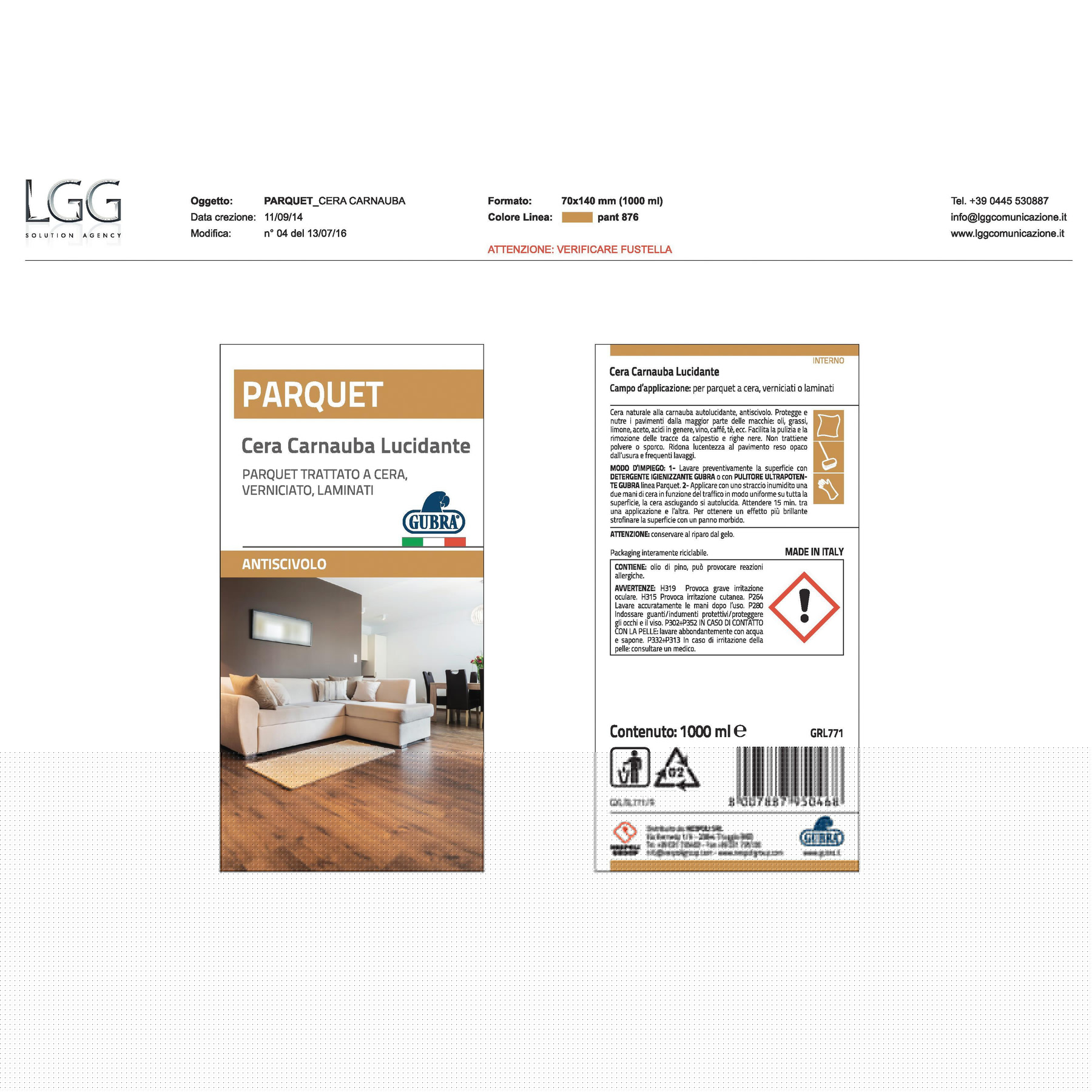 Leroy Merlin Cera GUBRA Parquet 1 L