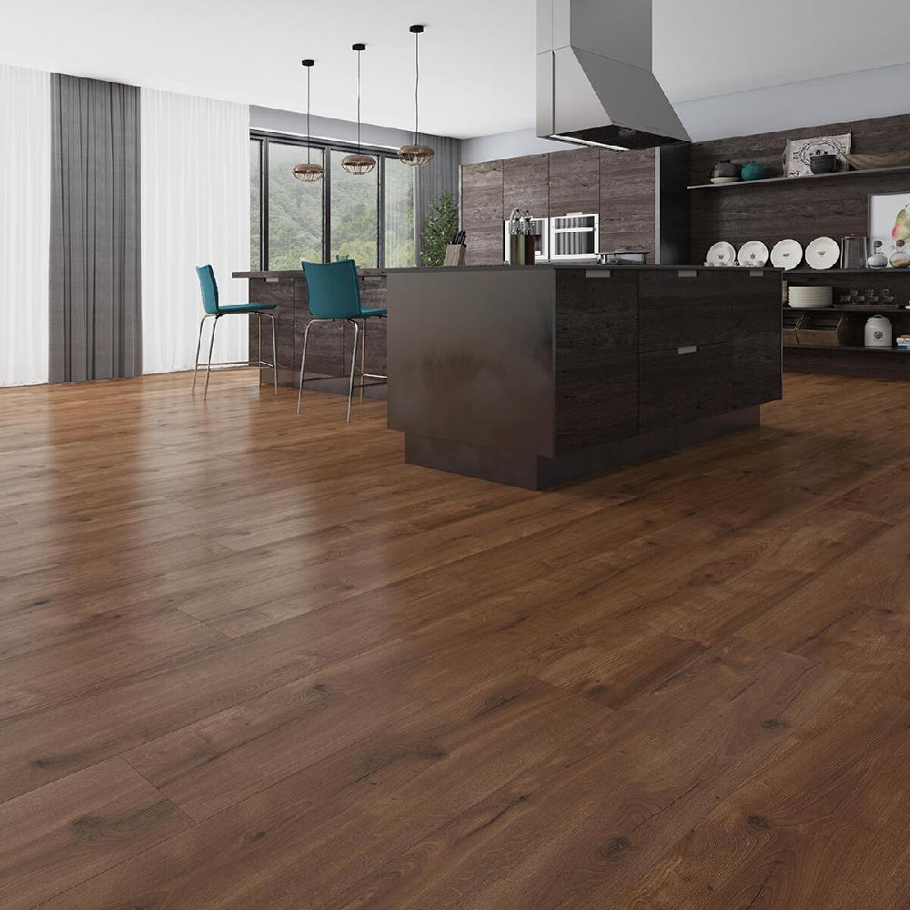 Leroy Merlin Pavimento Laminato Passaggio Intenso ARTENS H20 GANDIS Noce Scuro Resistente All'acqua Sp 10 Mm Confezione Da 3.019 M²