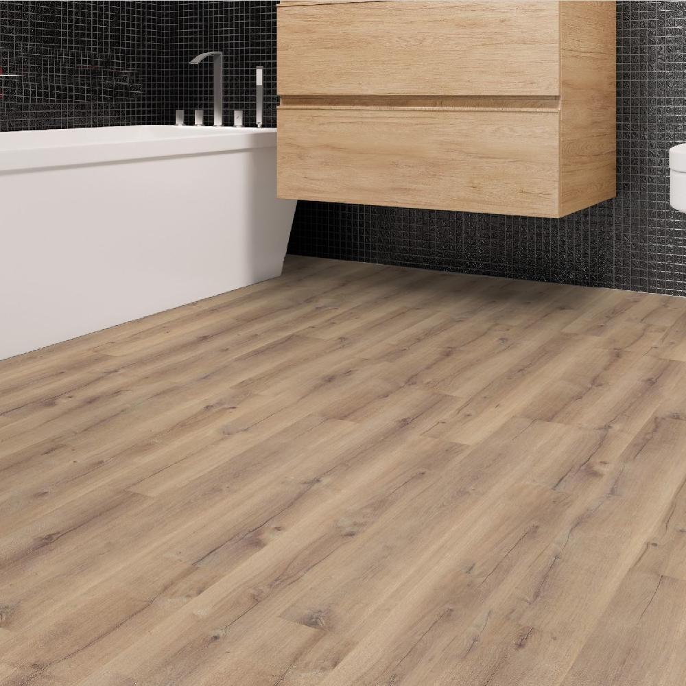 Leroy Merlin Pavimento laminato passaggio intenso ARTENS Livigno beige resistente all'acqua Sp 10 mm confezione da 1.81 m²