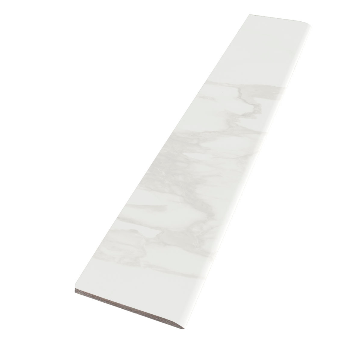 Leroy Merlin Piastrella battiscopa colore bianco H 7.5 x L 60 cm x Sp 8 mm