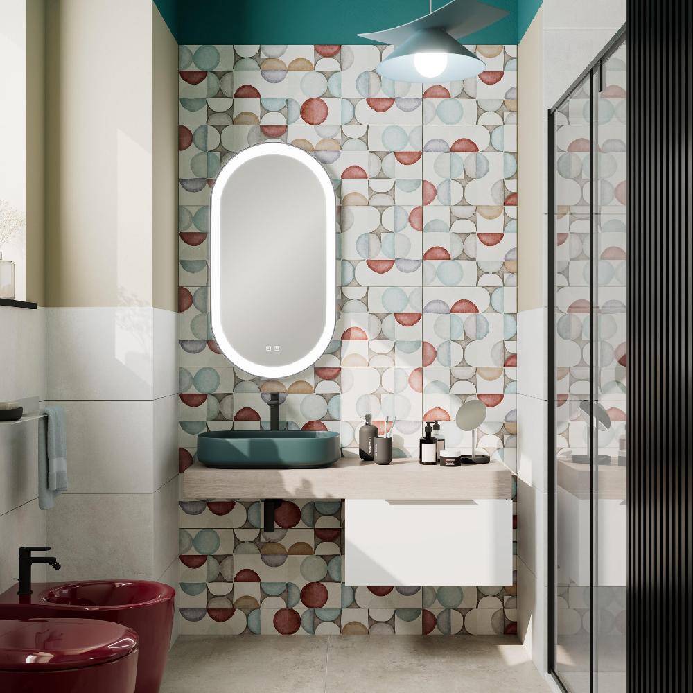 Leroy Merlin Piastrella da rivestimento interno 33 x 100 cm Sp. 10 mm rettificato Tradition Decoro Bollo in gres porcellanato satinato 1.32 mq Leroy Merlin Piastrella da rivestimento interno 33 x 100 cm Sp. 10 mm rettificato Tradition Decoro Bollo in gres porcellanato satinato 1.32 mq