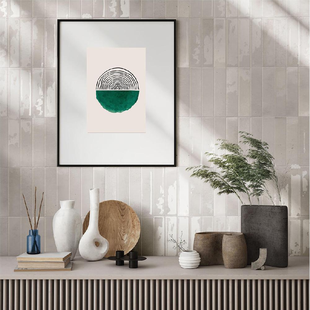 Leroy Merlin Piastrella da rivestimento interno 6 x 25 cm Sp. 9 mm Cristalli in gres porcellanato avorio traffico intenso (pei 4/5) 0.75 mq