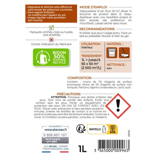 Leroy Merlin STARWAX Detergente Concentrato Delicato Per Superfici Specifico 1 Lt