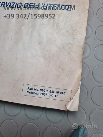 Subito MANUALE USO SUZUKI RMZ 450 2008 2017 Rm Z 2012 201