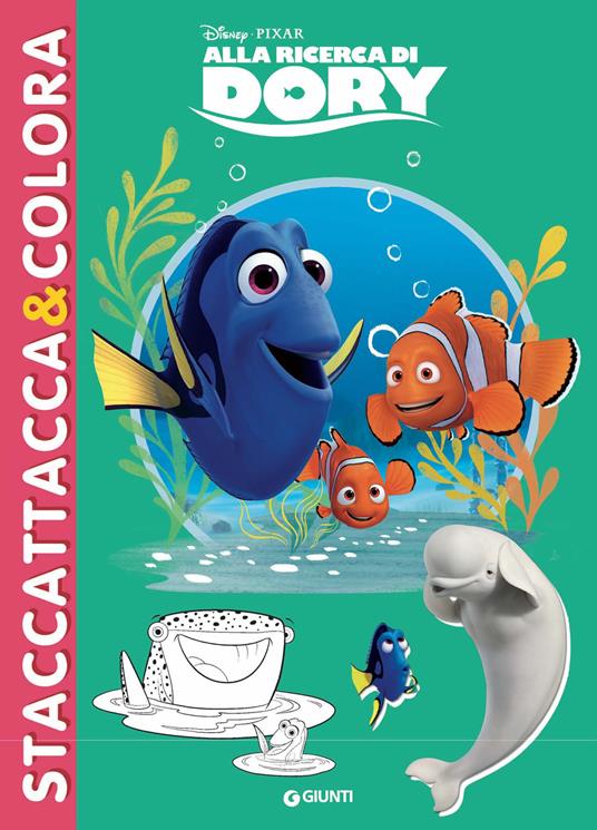 LaFeltrinelli Alla ricerca di Dory. Staccattacca e colora. Con adesivi. Ediz. illustrata