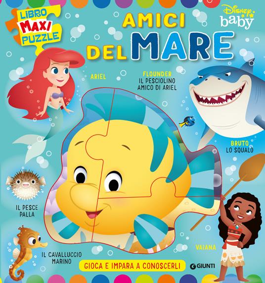 LaFeltrinelli Amici del mare. Baby libro maxi puzzle. Ediz. a colori