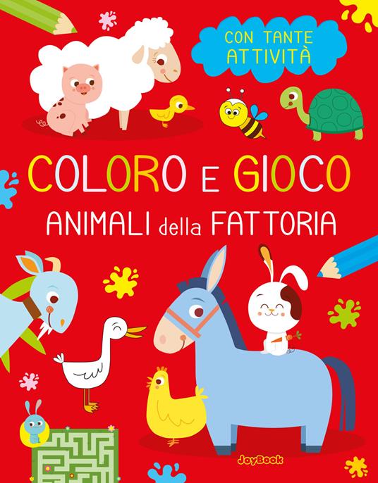 LaFeltrinelli Animali della fattoria. Coloro e gioco. Ediz. illustrata