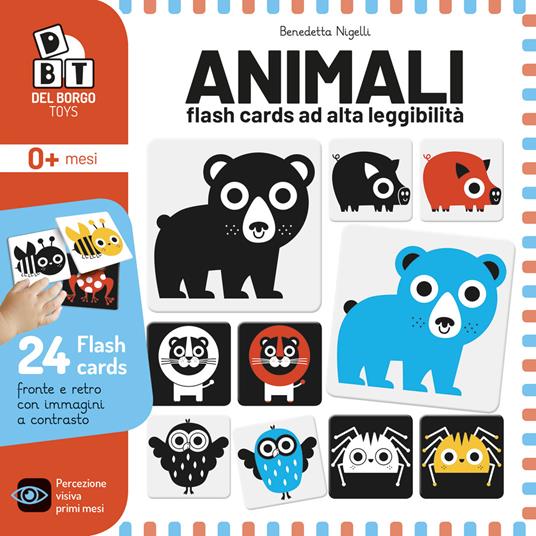 LaFeltrinelli Animali. Flash cards ad alta leggibilità. Ediz. a colori