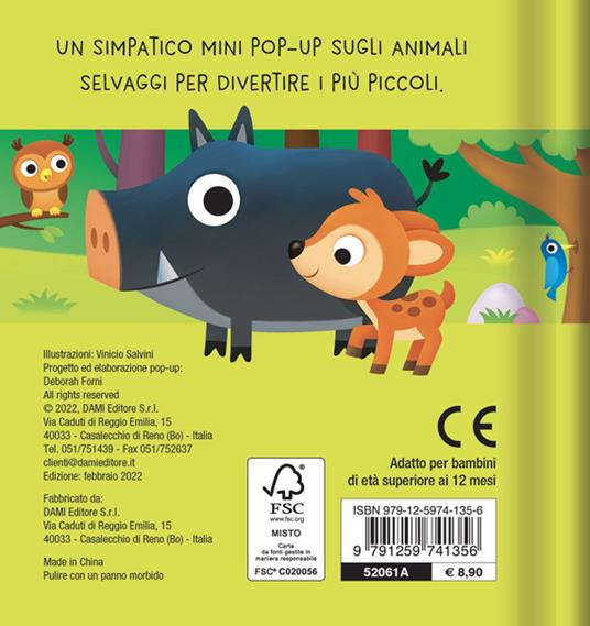 LaFeltrinelli Animali Selvaggi. Mini Pop-up. Ediz. A Colori