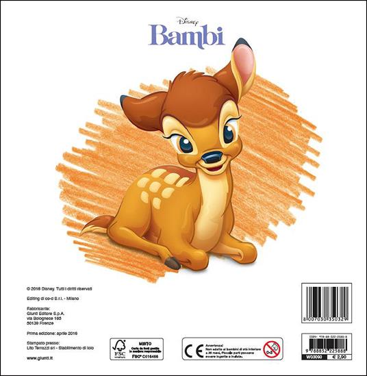 LaFeltrinelli Bambi. Primo Album Da Colorare. Ediz. Illustrata