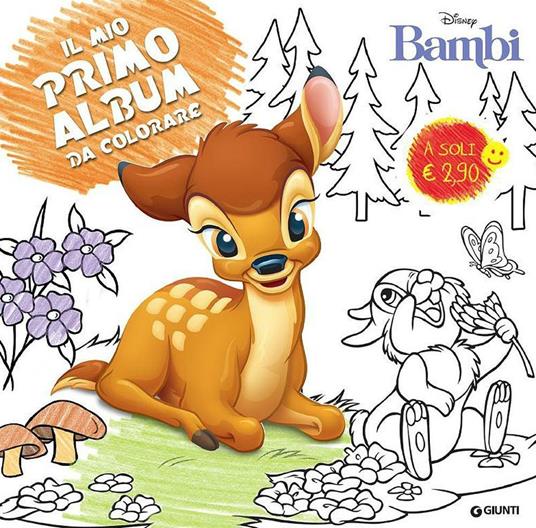 LaFeltrinelli Bambi. Primo album da colorare. Ediz. illustrata