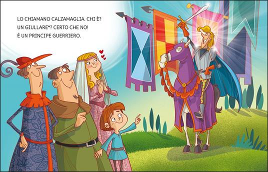 LaFeltrinelli Battaglia In Calzamaglia. Prime Letture. Stampatello Maiuscolo. Ediz. A Colori