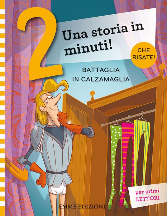 LaFeltrinelli Battaglia in calzamaglia. Prime letture. Stampatello maiuscolo. Ediz. a colori