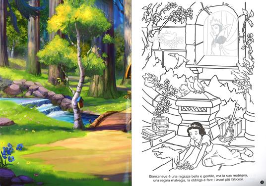 LaFeltrinelli Biancaneve E I Sette Nani. Staccattacca&colora. Con Adesivi. Ediz. Illustrata