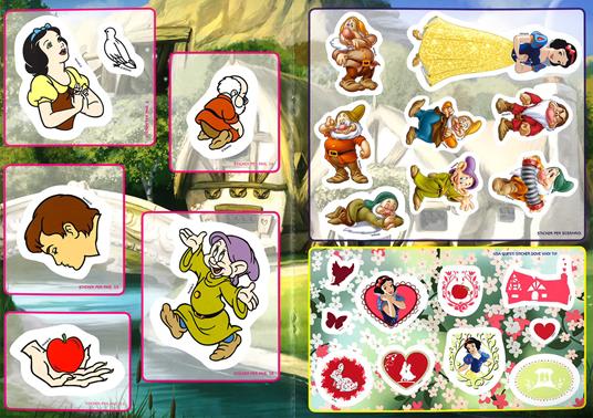 LaFeltrinelli Biancaneve E I Sette Nani. Staccattacca&colora. Con Adesivi. Ediz. Illustrata