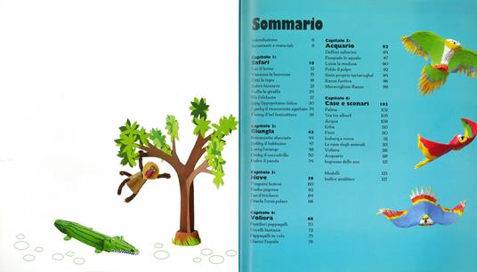 LaFeltrinelli Crea Il Tuo Zoo Di Carta. 35 Progetti Per Bambini Creati Con Il Cartone Da Imballaggio. Ediz. A Colori