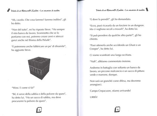 LaFeltrinelli Diario Di Un Minecraft Zombie. Vol. 6: Le Vacanze Di Zombie