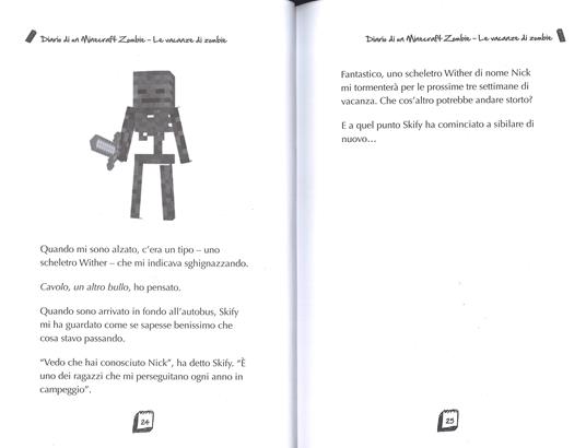 LaFeltrinelli Diario Di Un Minecraft Zombie. Vol. 6: Le Vacanze Di Zombie