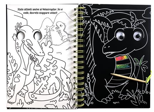 LaFeltrinelli Dinosauri. Gratta E Colora. Ediz. A Colori